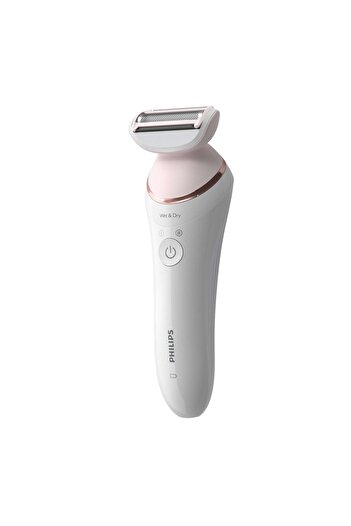 Philips Philips Wet and Dry Epilator Series 8000 BRE730/10, 7 accessories, 2 speeds, opti-light, Silver