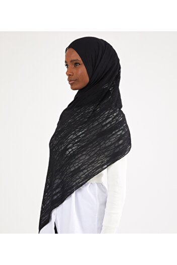 Differenza Woodwind Combed Shawl Black