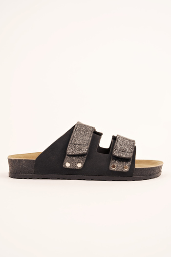 POLOMİA Berry Anatomical Poly Comfort Cool - Ευέλικτα και ρυθμιζόμενα δύο Velcro Γυναικεία Καθημερινά Σανδάλια Παντόφλες