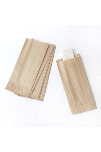 Bimotif Kraft Paper Bag 11X27 cm - 50 Pcs