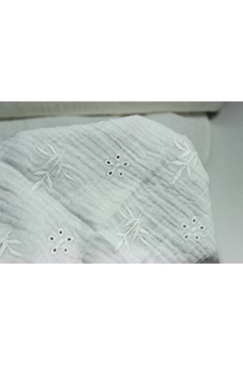 FabricLoom Soft and Lightweight Double Gauze Muslin Fabric -Floral, 100% Cotton - Safe for Babies.