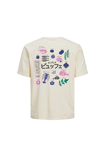 Jack & Jones Jorrecıpe Tee Ss Crew Neck Tg Ln