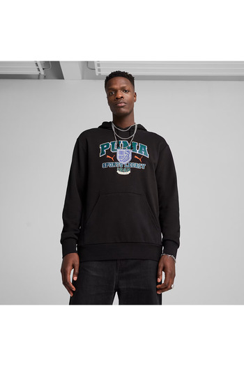 Puma Суичър с качулка с графичен дизайн WARDROBE ESS