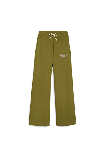 Puma CLASSICS+ Relaxed Sweatpants Olive Green
