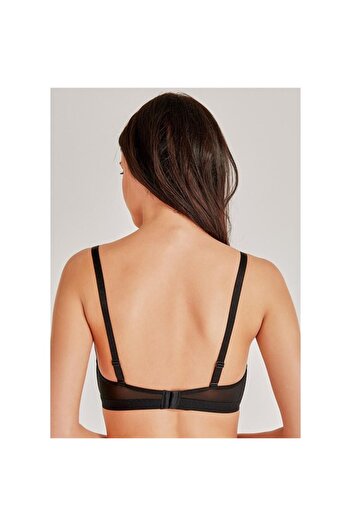 Magic Form 4636 Non-wired Sponge Tulle Bra - Black