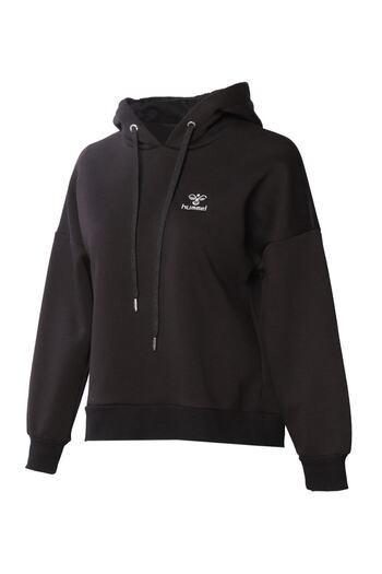 hummel Μαύρο γυναικείο φούτερ με κουκούλα 921573 -2001 Hmlwısmer Hoodie F