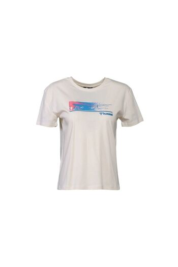 hummel Tricou Ecru pentru damă Mestan cu decolteu