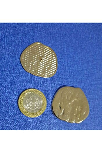 İMREN AKSESUAR Z.A.R.A Fashion Imren3 - Gold Color Large Size Button, (2-Pack Button for Coat/Jacket/Vest/Dress 4cm)