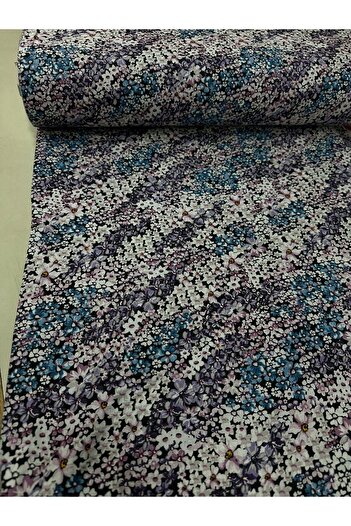 ÖZDEM HOME %100 Pamuk Baskılı Akfil Poplin - Nevresimlik Çarşaflık Kumaş