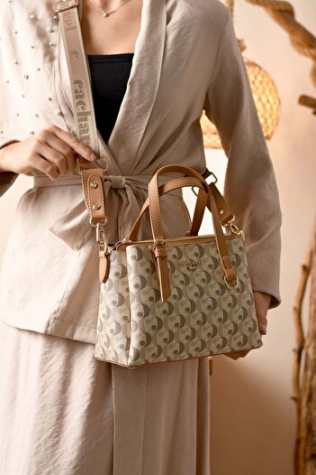 Cacharel Paris Women's 3 Compartment Long Cross Strap Shoulder & Hand Bag