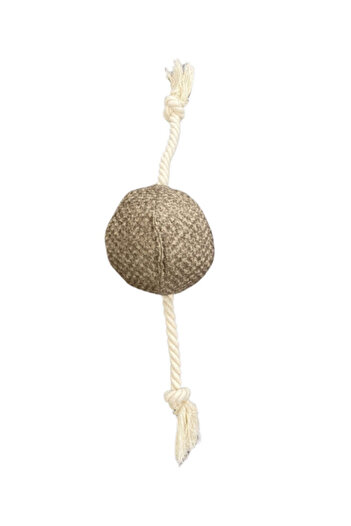 Pet Comfort Msa-Shop Drawstring Ball Dog Toy Ø10Cm, Brown 40cm