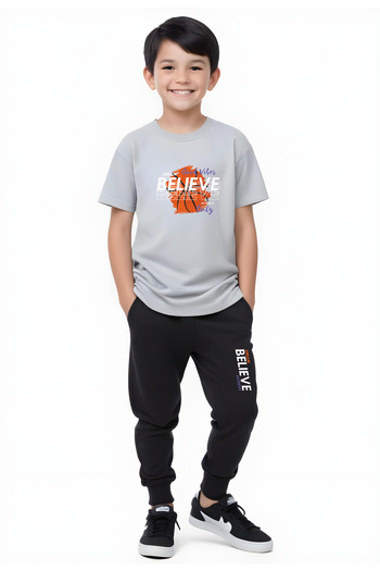 FYK KİDS Boy's Seasonal Printed Bottom-Top Suit