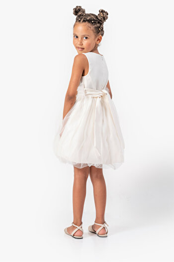 DFN Tulle Detailed Special Occasion Birthday Party Dress