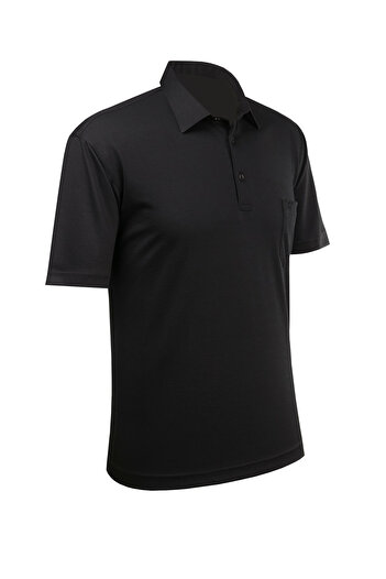 Çizgi Triko Men's Large Size Shirt Collar T-Shirt Classic Fit - 4910Bat