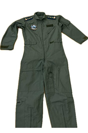 kho military design Khaki Color Fireproof Fabric Jumpsuit Unisex (Size 50-m-l) Zero Product