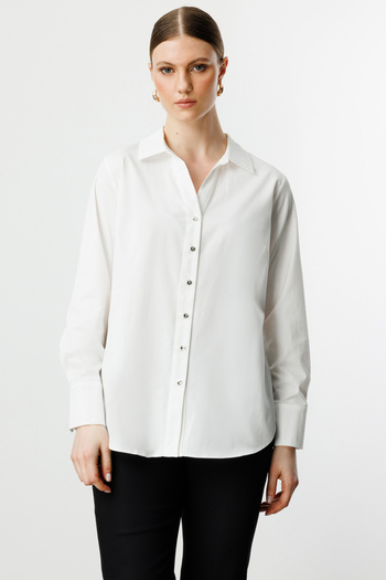 Ekol Polo Neck Plus Size Shirt