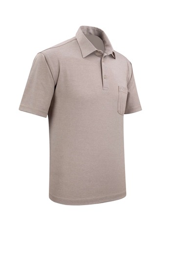Çizgi Triko Men's Shirt Collar Cotton Mercerized Button Pocket T-Shirt Classic Fit - 4910