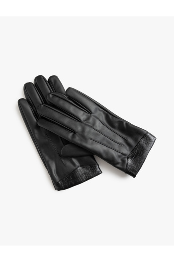 Koton Faux Leather Gloves
