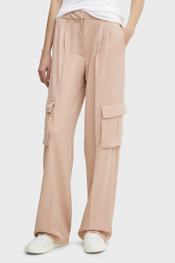 Guess Matea Regular Fit High Waist Loose Wide Leg Cargo Pants W5Rb41Wgx02 Pants W5Rb41 Wgx02 F