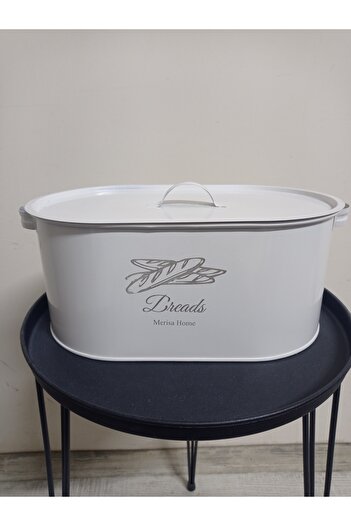 Home Metal Bread Bowl with Luxury Metal Lid