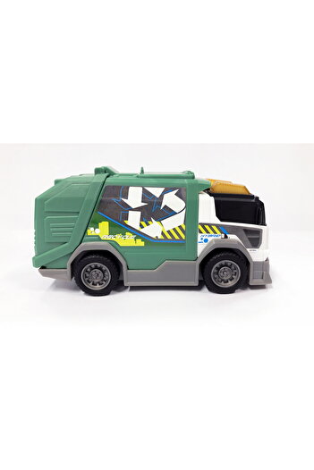 Simba 203302029 Dickie, Recycle Garbage Truck 15 cm