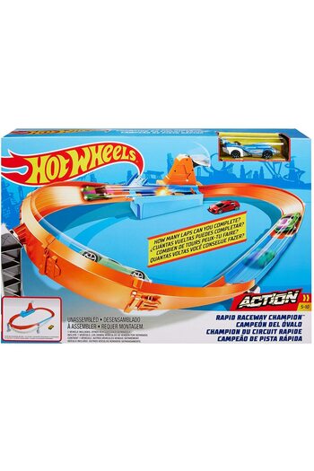 Maisto HOT WHEELS FAST CIRCUIT WITH LAUNCHER AND EXCLUSIVE CAR