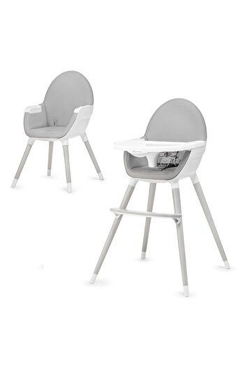 Kinderkraft FINI DINING CHAIR, 2 IN 1, GREY LEGS