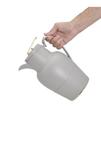 Badraig Thermos for tea and coffee Green Grey/Gold 1 liter