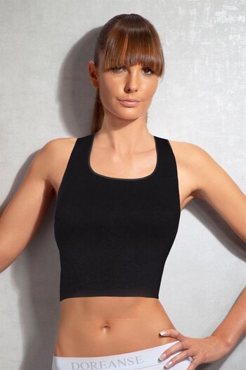 Doreanse Women's Covered Padded Crop-athlete 9403