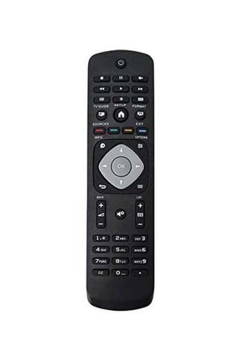 erorex Remote Control For Philips Lcd Led Smart Tv Black