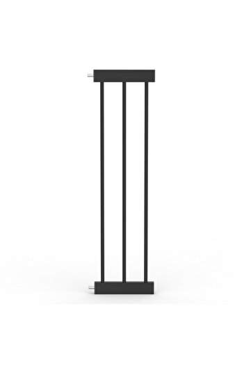 BabySafe Baby Safe Wooden Safety Gate w / t 21cm Black Extension - Natural Wood