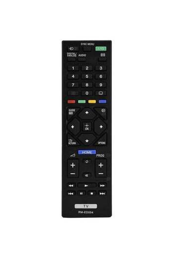erorex Replacement Smart TV Remote Control For Sony Black/Red/Yellow