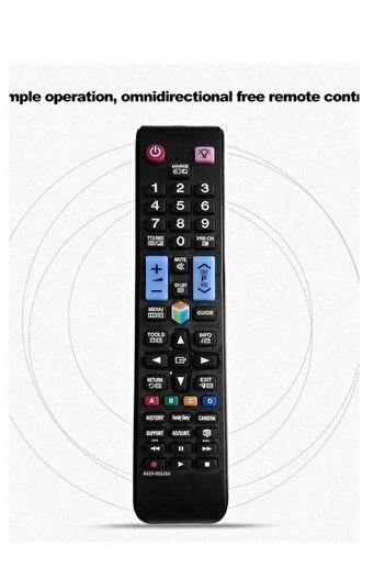 erorex Replacement Wireless Universal TV Remote Control For Samsung HD LED Smart TV Black