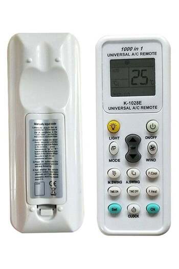 erorex K-1028E Air Conditioner Remote Control White