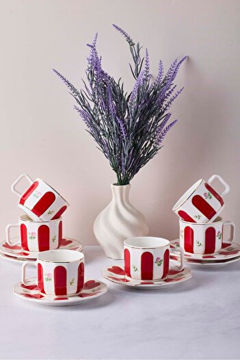 Perotti Novice 6-Person 12-Piece Porcelain Coffee Set