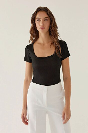 Hiccup Square Neck Bodysuit