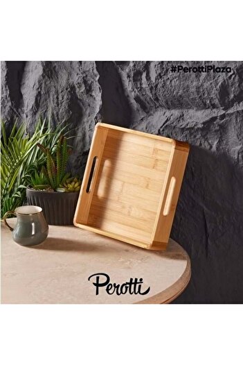 Perotti 14658 Bamboo 24x24 Kare Tepsi
