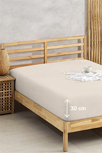 Eponj Home Penye Lastikli Çarşaf Çift Kişilik 160x200cm Pamuklu Jersey