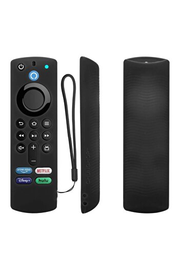 Choice T056 Black Silicone Case Fit for Amazon ALEXA Fire Home Smart TV Remote Controll Stick 3rd Generatio