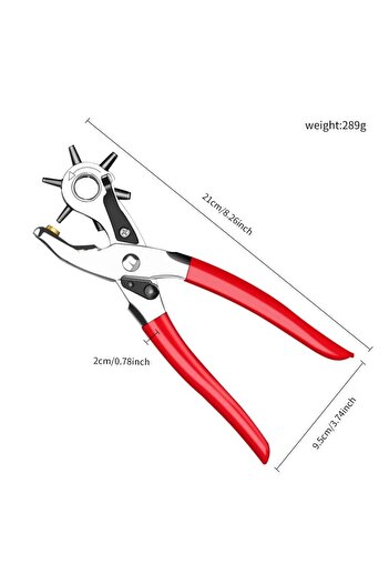 Choice 1pc Effortless DIY Alloy Hole Punch Machine Kit: Ideal for Crafting Professional Belts, Watches & Le