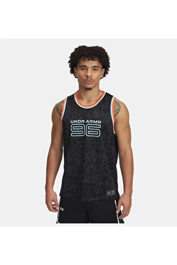 Under Armour Men's Black Zone Pro Mesh Tank Printed Tank Top 6000369 -001