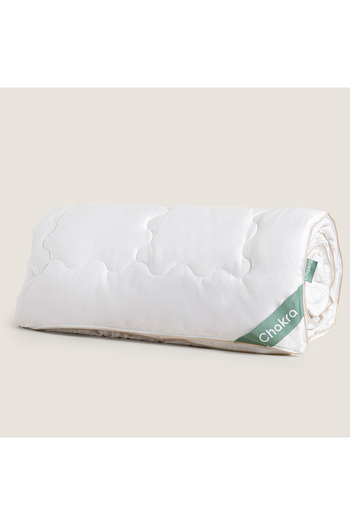 Chakra Kapok Quilt 195x215 Cm White