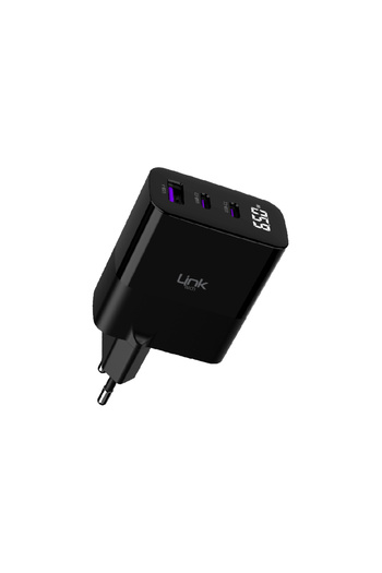 Linktech G852 Premium 65w Pd Gan3 1xusb 2x Usb-c Şarj Adaptörü