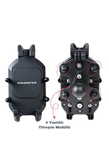 Knmaster TT-860 Titreşim Engelleyicili Tüm Motosikletlere Uyumlu Telefon Tutucu