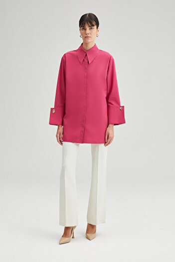 Touché Privé Wide Cuffed POPLIN SHIRT