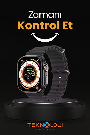 Teknoloji Gelsin Watch 8 Ultra Smart Watch Akıllı Saat 45mm 1.99inc 3 Tuş Aktif Saatten Konuşma Türkçe Dil