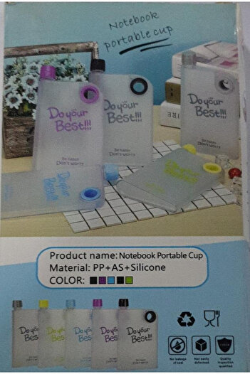 Generic Flat Slim Reusable Water Bottle