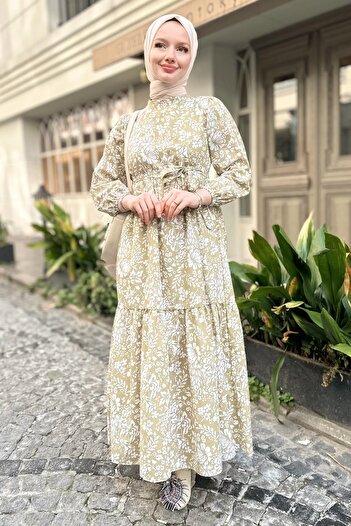Gizce Milona Beige Dress