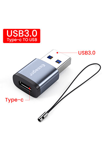 Choice محول Essager USB من النوع C OTG إلى ذكر USB-C أنثى، USB 3.0 Macbook Xiaomi Compatible