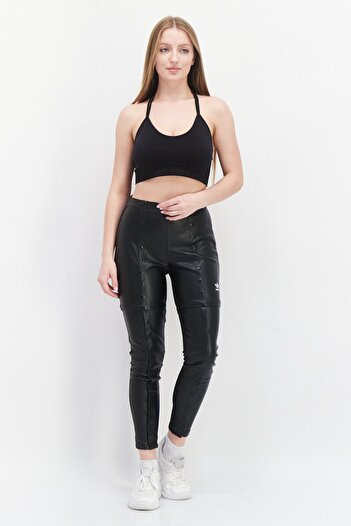 adidas Women Sportswear Fit Brand Logo Outdoor Pants, Black